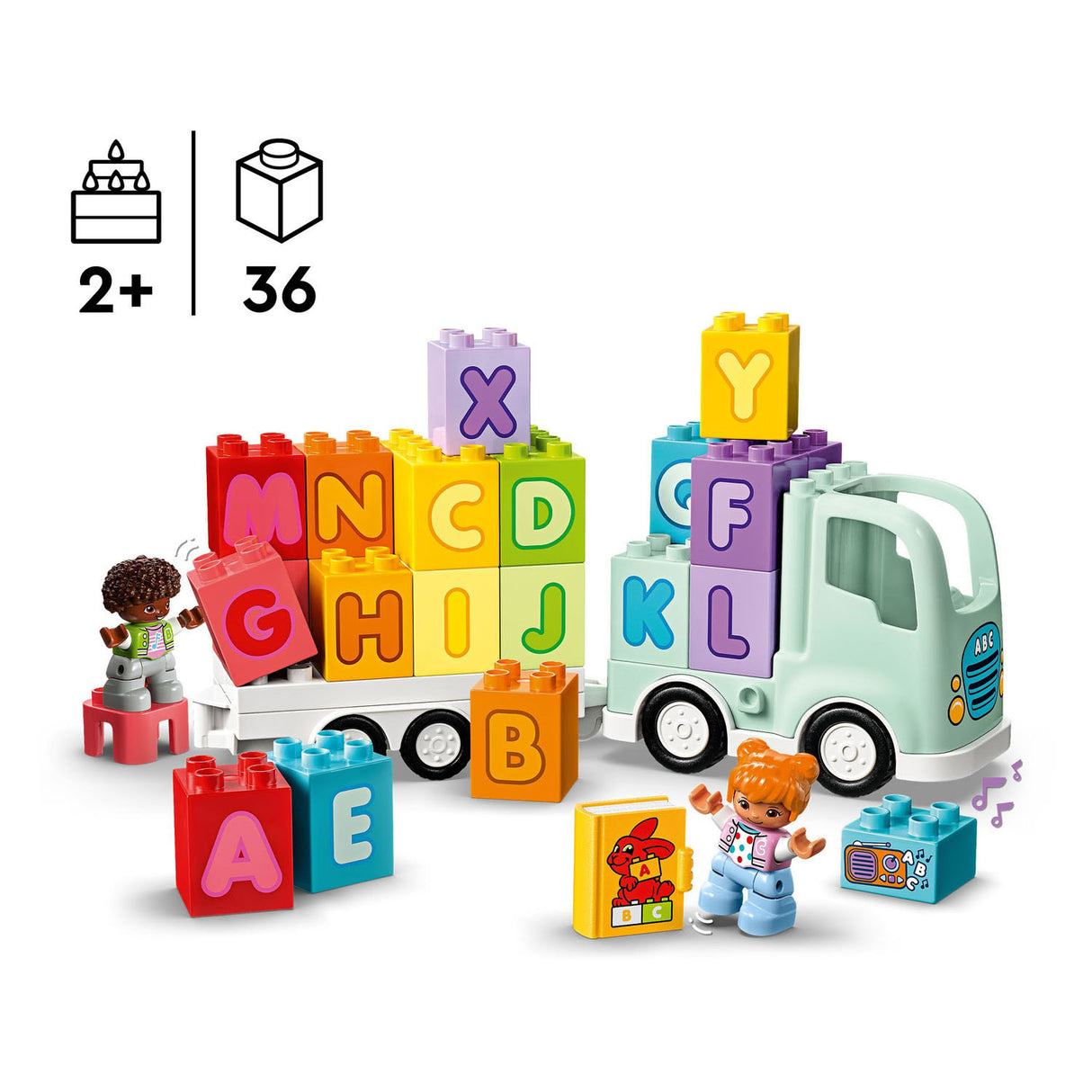 Lego Duplo Lego Duplo Stad 10421 Alphabet Trailer