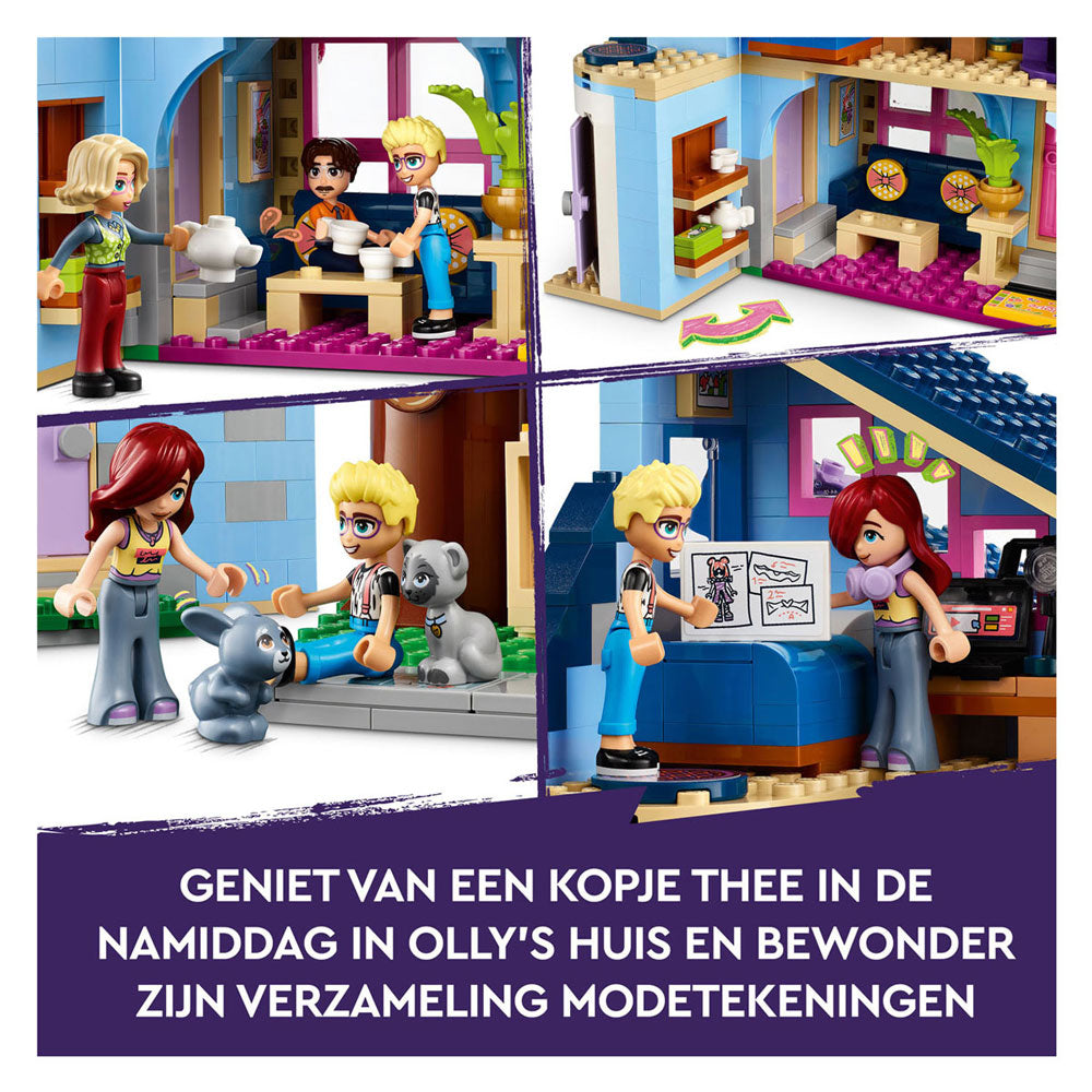 LEGO LEGO Friends 42620 Olly og Paisleys huse