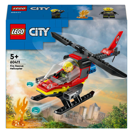 Lego city brandweer brandweerhelikopter