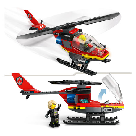 Lego city brandweer brandweerhelikopter