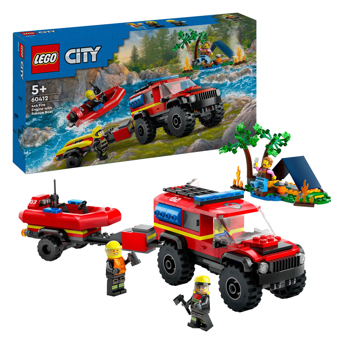 Lego Lego City 60412 4x4 Fire Tracement with Remboot