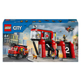 Lego city brandweerkazerne en brandweerauto - 60414
