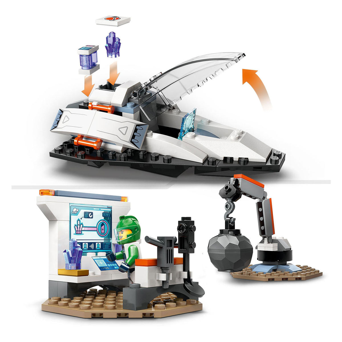 Lego Lego City 60429 Romskip og oppdagelse av Asteroide