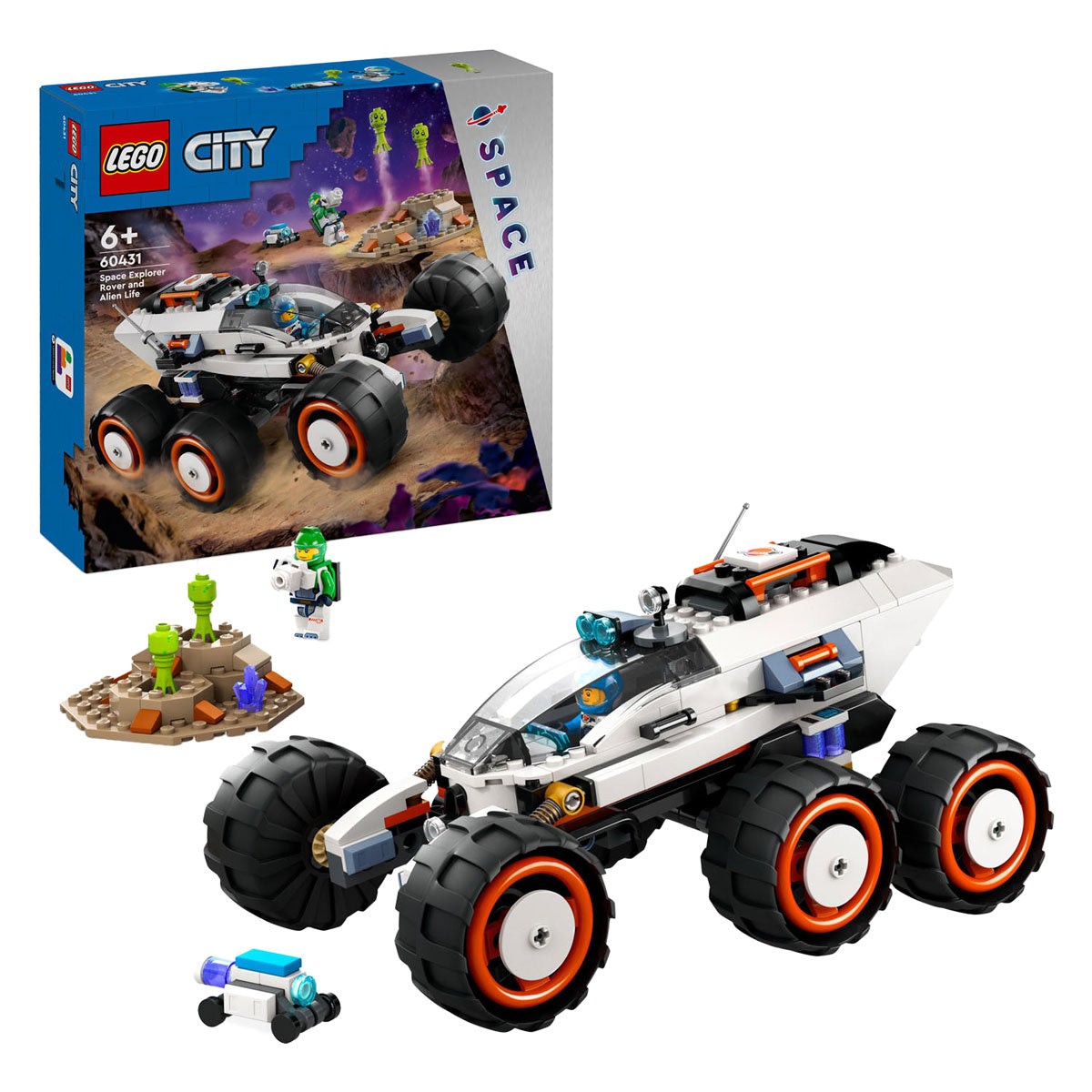 LEGO LEGO CITY 60431 Space Explorer og Alien Life