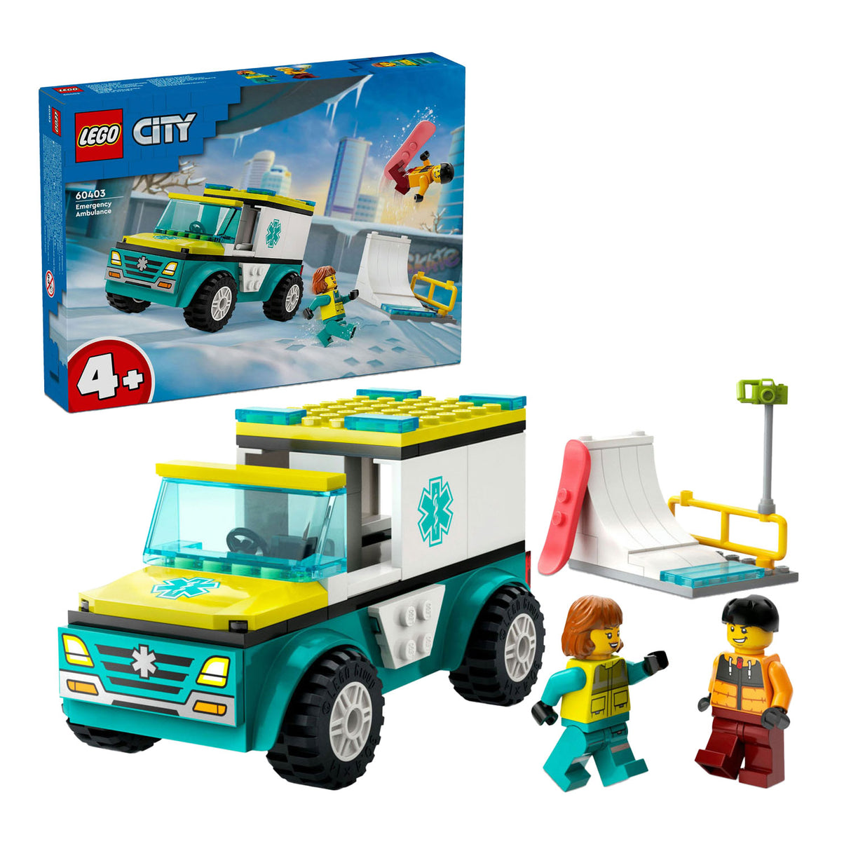 LEGO LEGO CITY 60403 AMBULANS OCH SNOWBOARDER