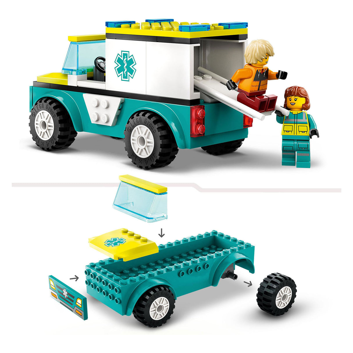 Ambulanta in deskar Lego Lego City 60403