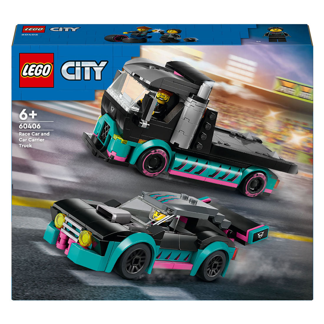 Lego Lego City 60406 Racemaut och TransportTruck