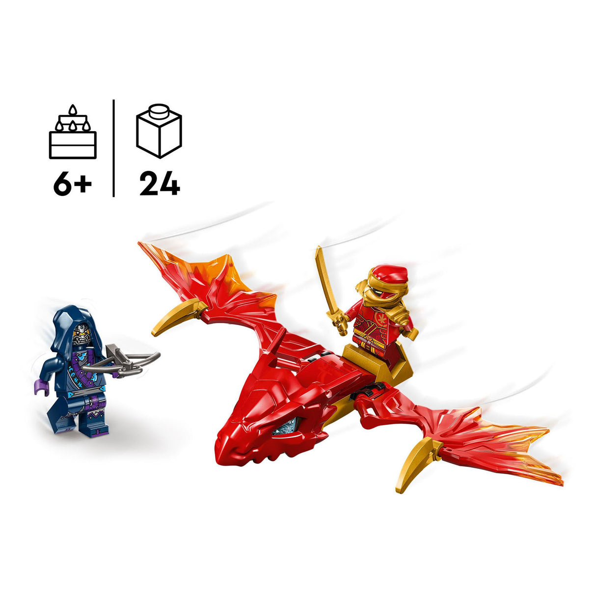 LEGO LEGO NINJAGO 71801 Attacco del drago di Kai