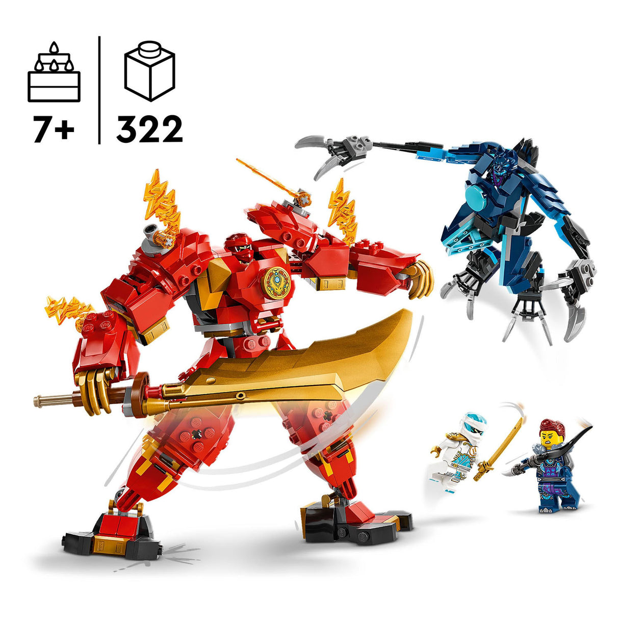 Lego Lego Ninjago 71808 Kais Primär Pompjeeën