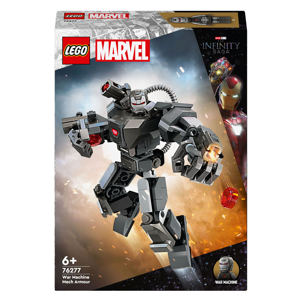 Lego Lego Super Heroes 76277 War Machine Mechanpantser