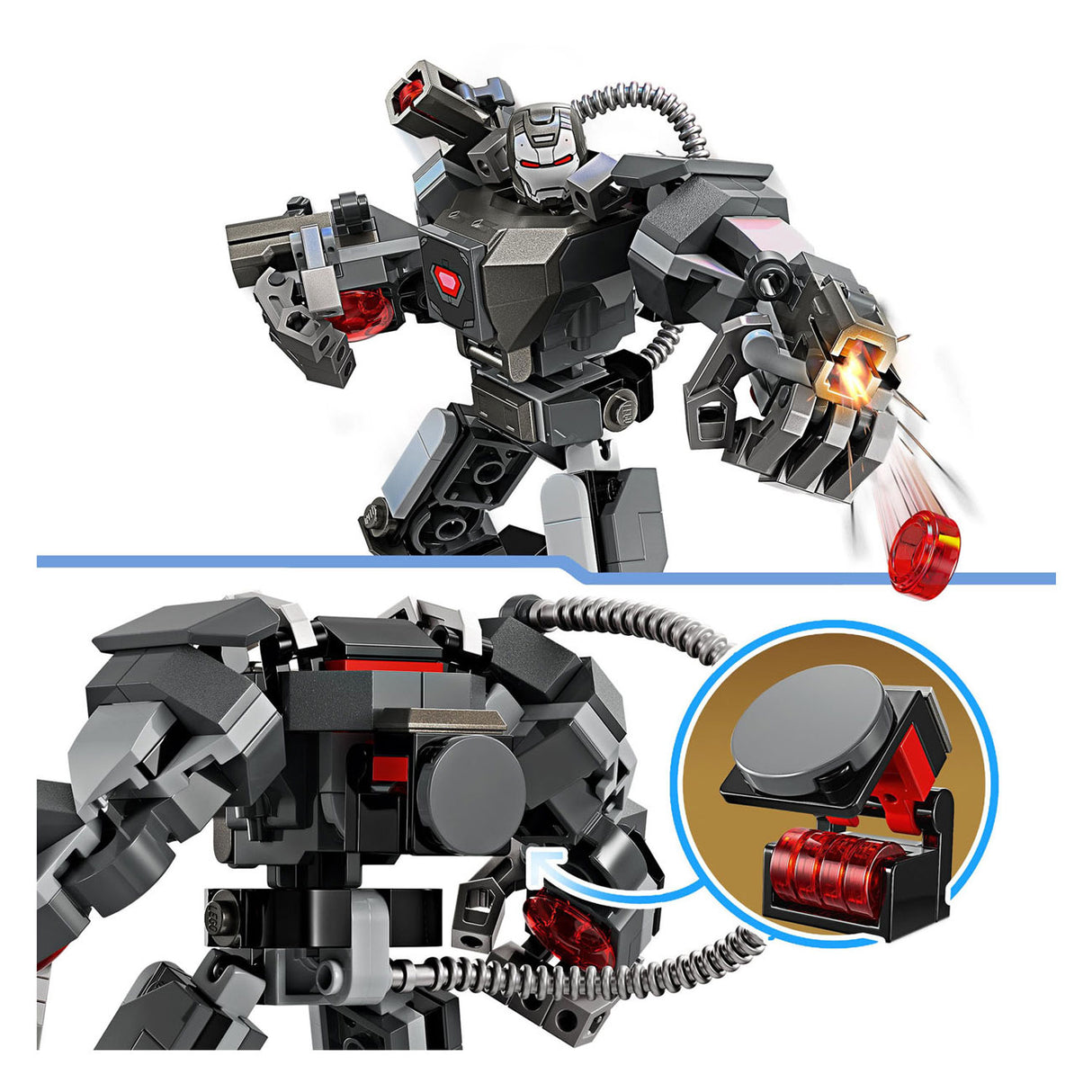 Lego Lego Super Heroes 76277 War Machine Mechanpantser