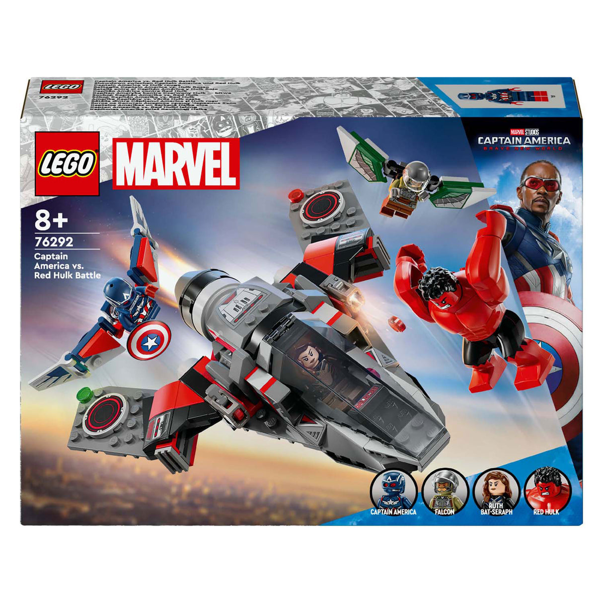 Lego Marvel 76292 Captain America Vs. Duel hulk rouge