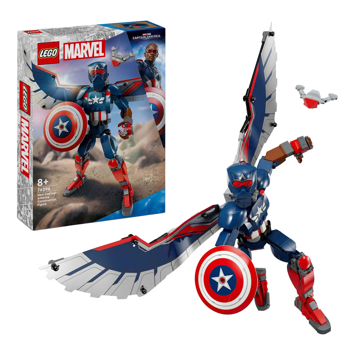 Lego marvel 76296 captain america bouwfiguur