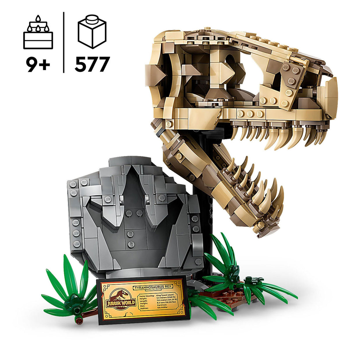 LEGO LEGO Jurassic World 76964 Fossiles Dinosaurus: T-Rex Schedel