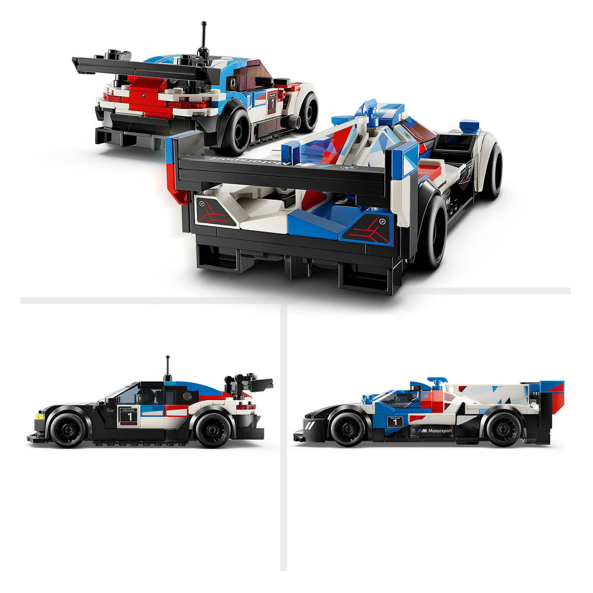 LEGO LEGO Speed ​​Champions 76922 BMW M4 GT3 y BMW M Hybrid V8 Racing Cars Racing