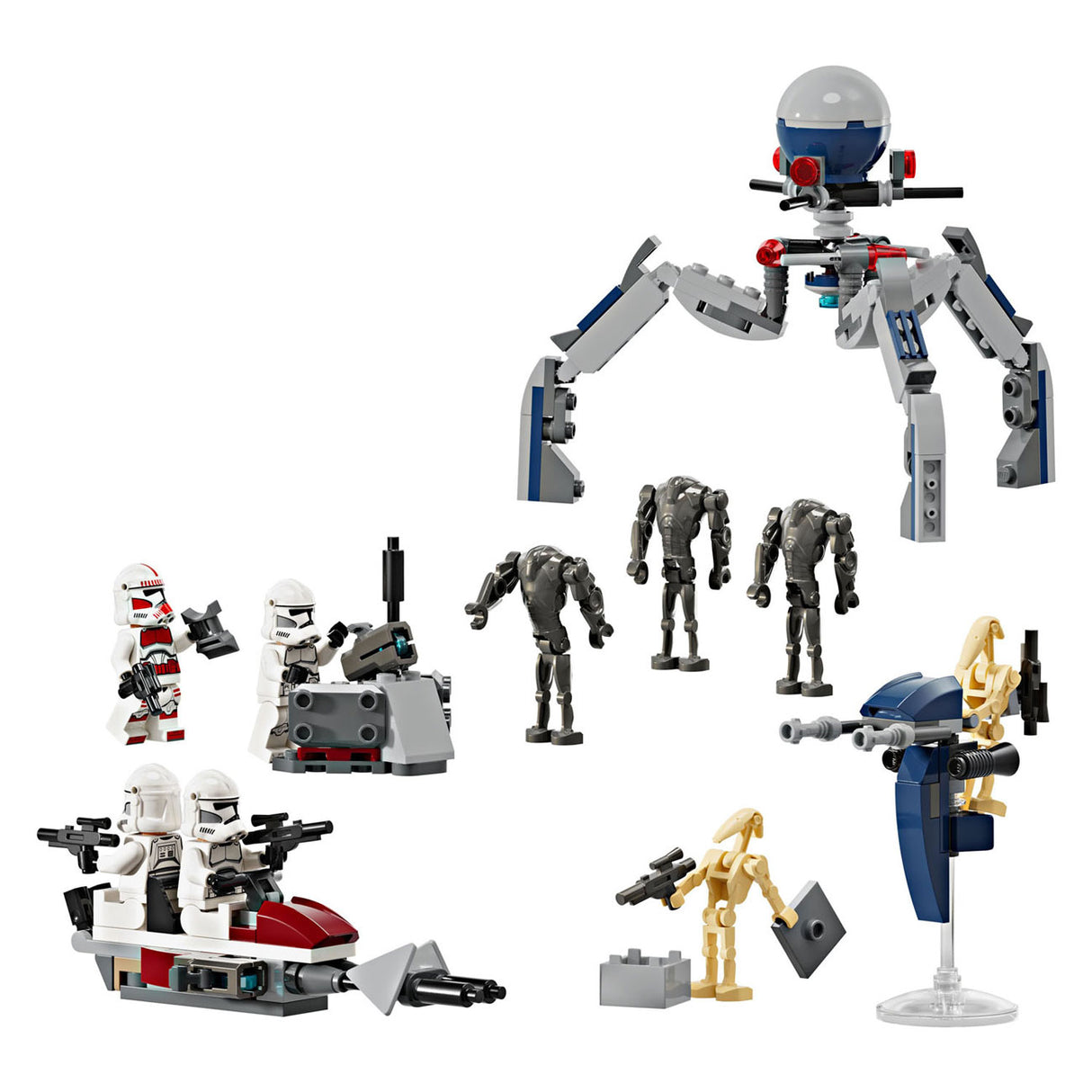 Lego Lego Star Wars 75372 Clone Trooper and Battle Droid Battle Pack