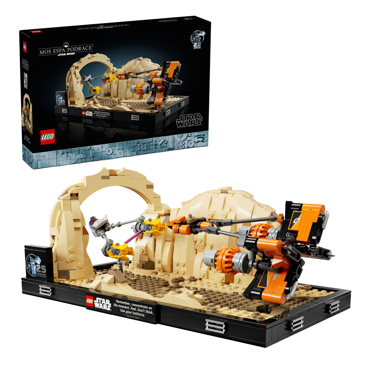 Lego Lego Star Wars 75380 Mos Espa Podrace diorama