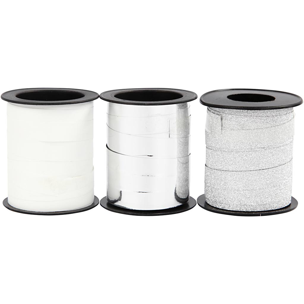 Http: www.cchobby.nl cadeaulint-b-10-mm-zilver-glitter-zilver-wit-3x15-m-1-doos