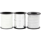 Http: www.cchobby.nl cadeaulint-b-10-mm-zilver-glitter-zilver-wit-3x15-m-1-doos