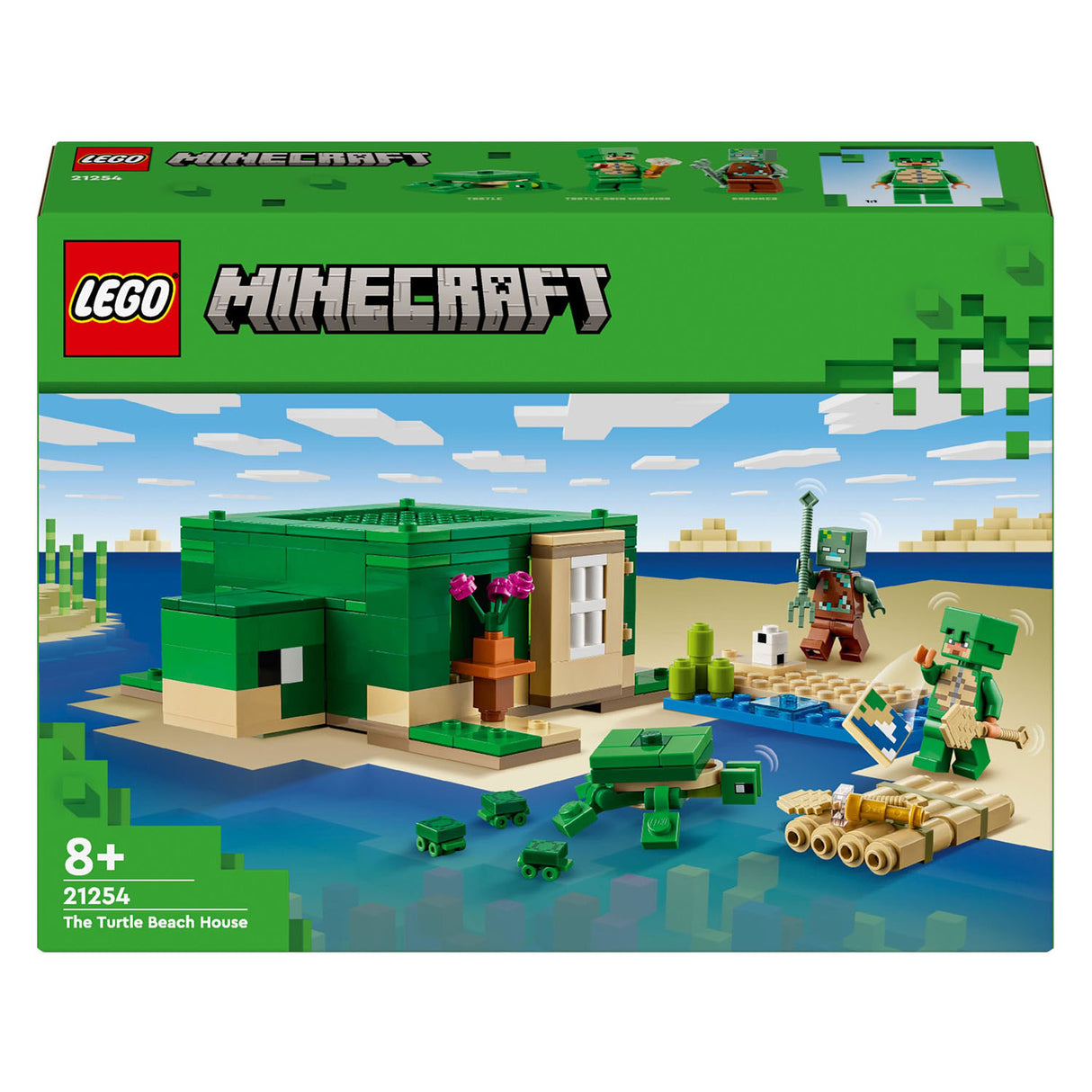 Lego Lego Minecraft 21254 D'Turtle Beach Haus