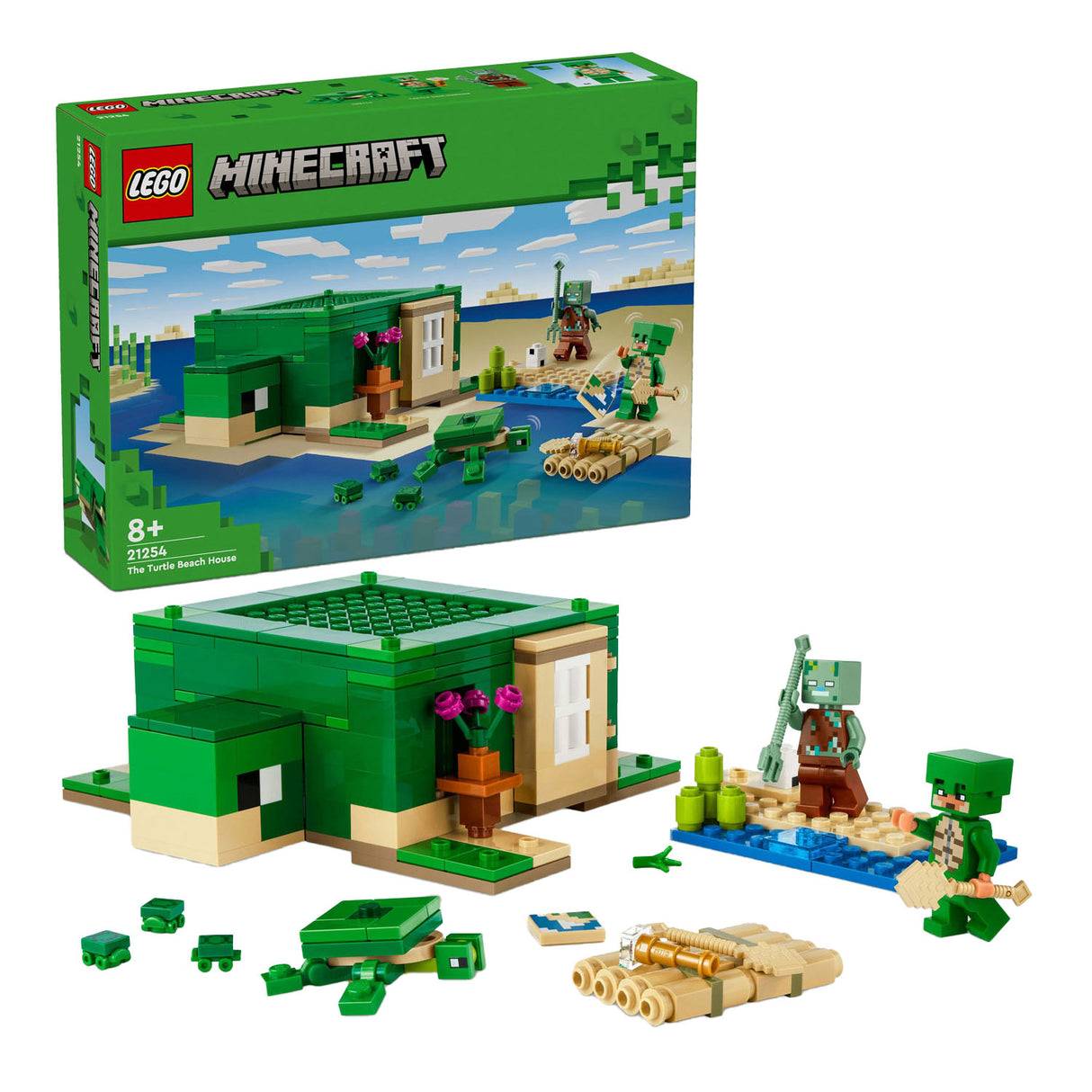 Lego Lego Minecraft 21254 D'Turtle Beach Haus