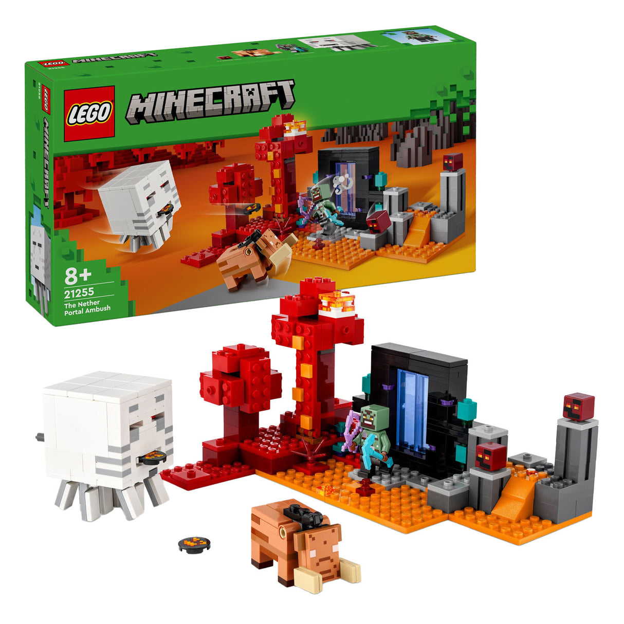 Lego Lego Minecraft 21255 přepadl na portálu v Nether