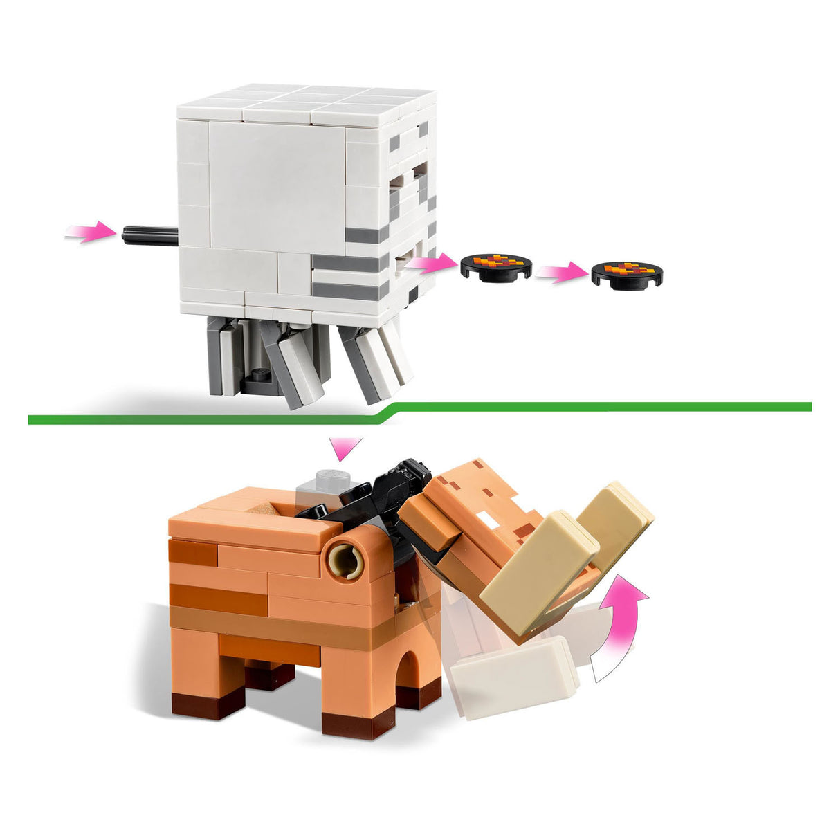 Lego Lego Minecraft 21255 přepadl na portálu v Nether