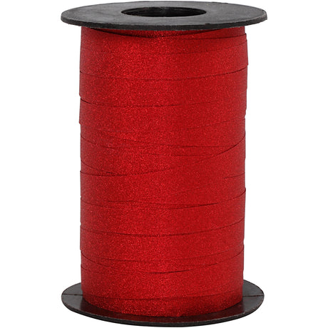 Creativ company http: www.cchobby.nl cadeaulint-b-10-mm-glitter-rood-100-m-1-rol