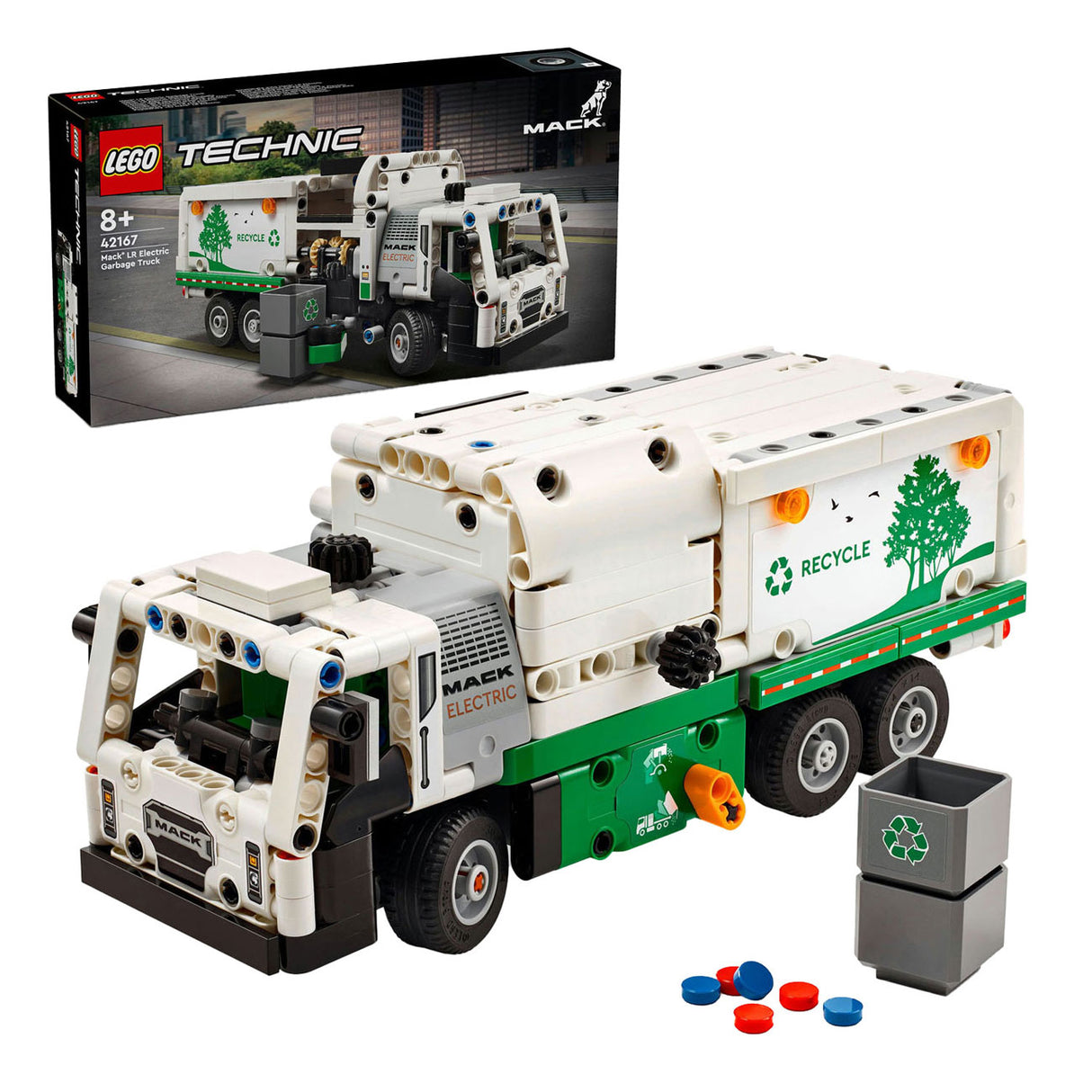 Lego Lego Technic 42167 Mack LR Electric Müllwagen