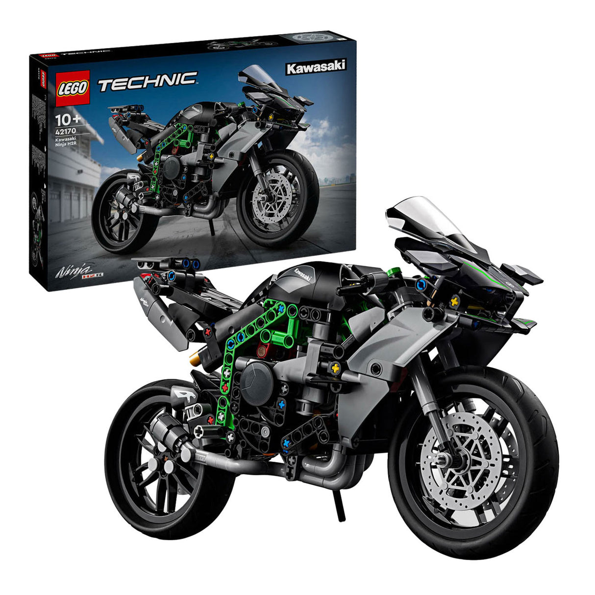 Lego Lego Technesch 42170 Kawasaki Ninja H2R Motor