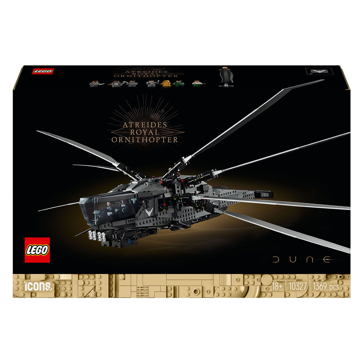 Lego Lego Symboler 10327 Dune AREORDS ORNITHER