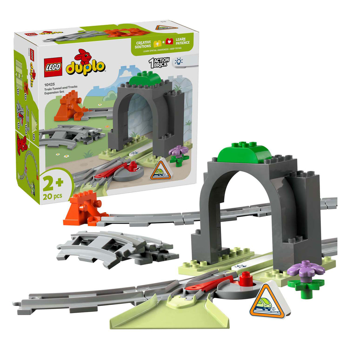 LEGO Duplo Town 10425 Túnel de tren y expansión de rieles