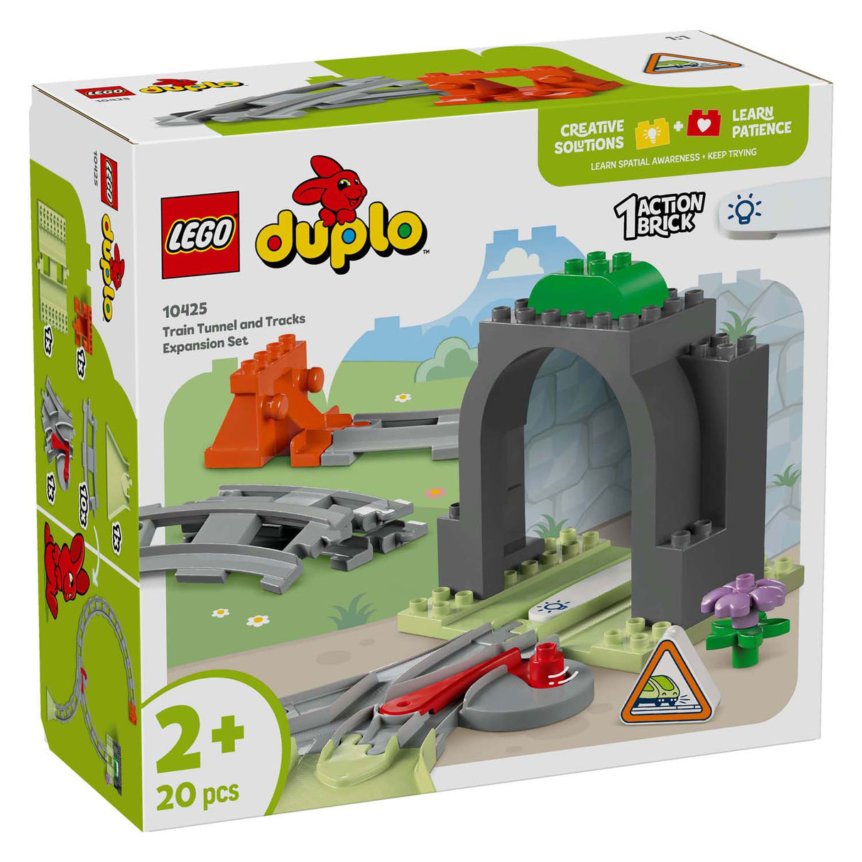 LEGO Duplo Town 10425 Túnel de tren y expansión de rieles