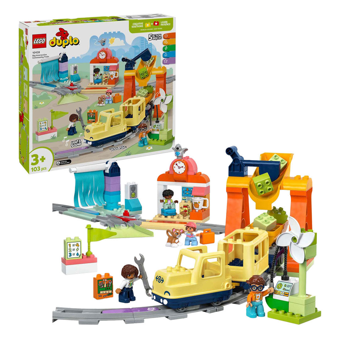 Lego Duplo Town 10428 Stort interaktivt nabolagstog