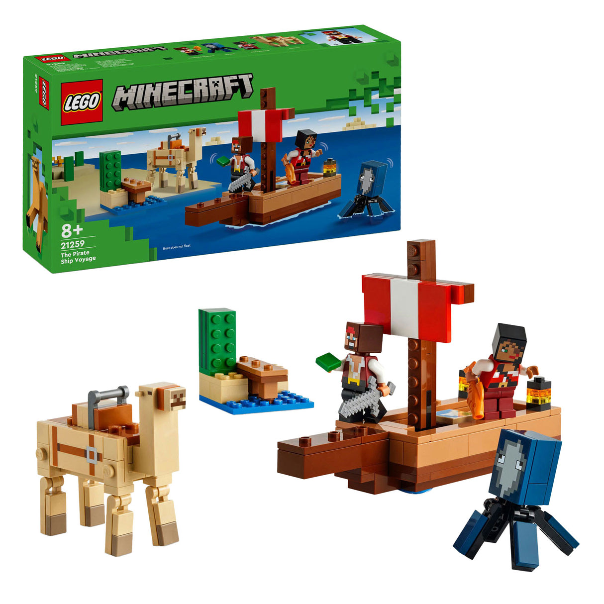 Lego Minecraft 21259 Prirate Ship Trip