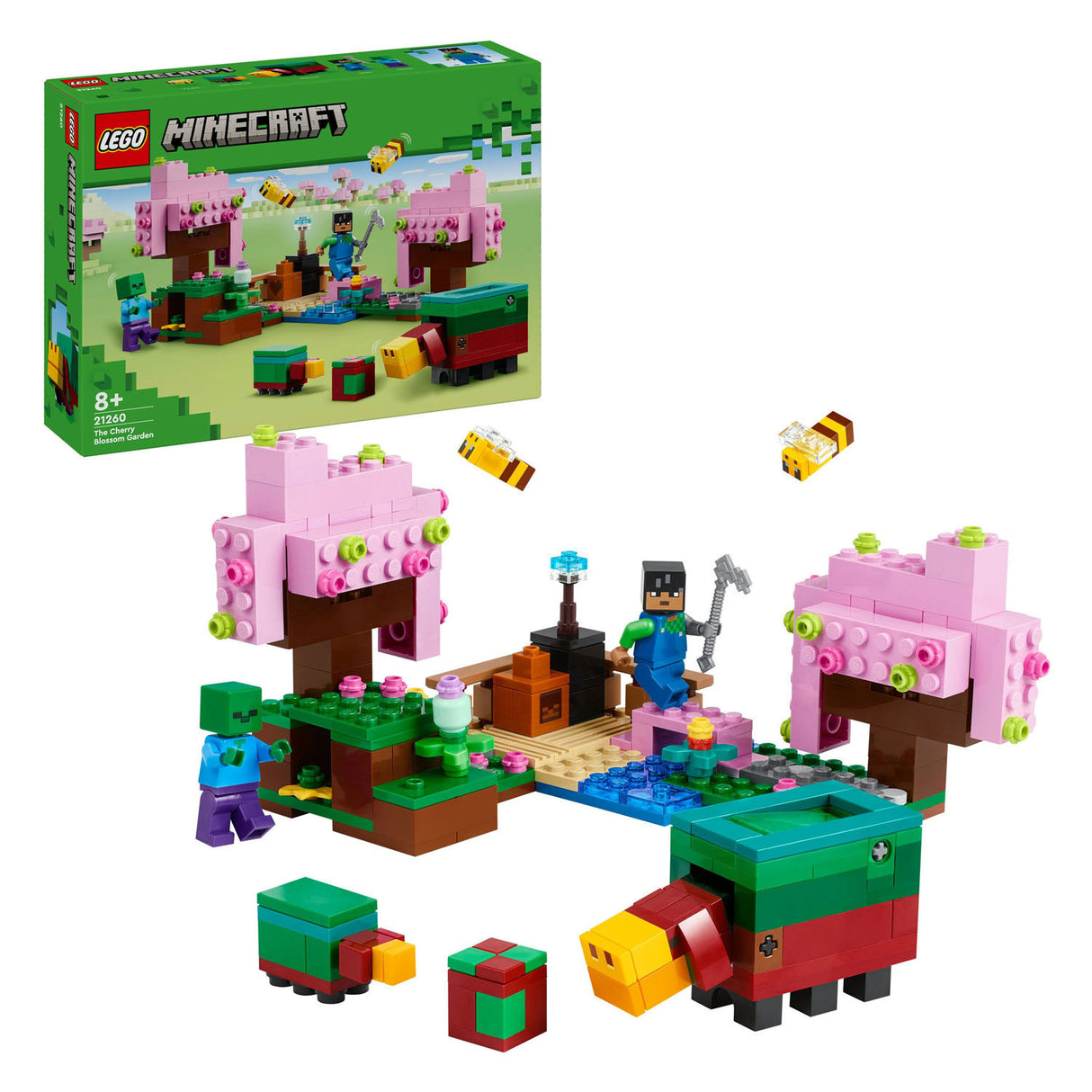 Lego minecraft 21260 de kersenbloesemtuin