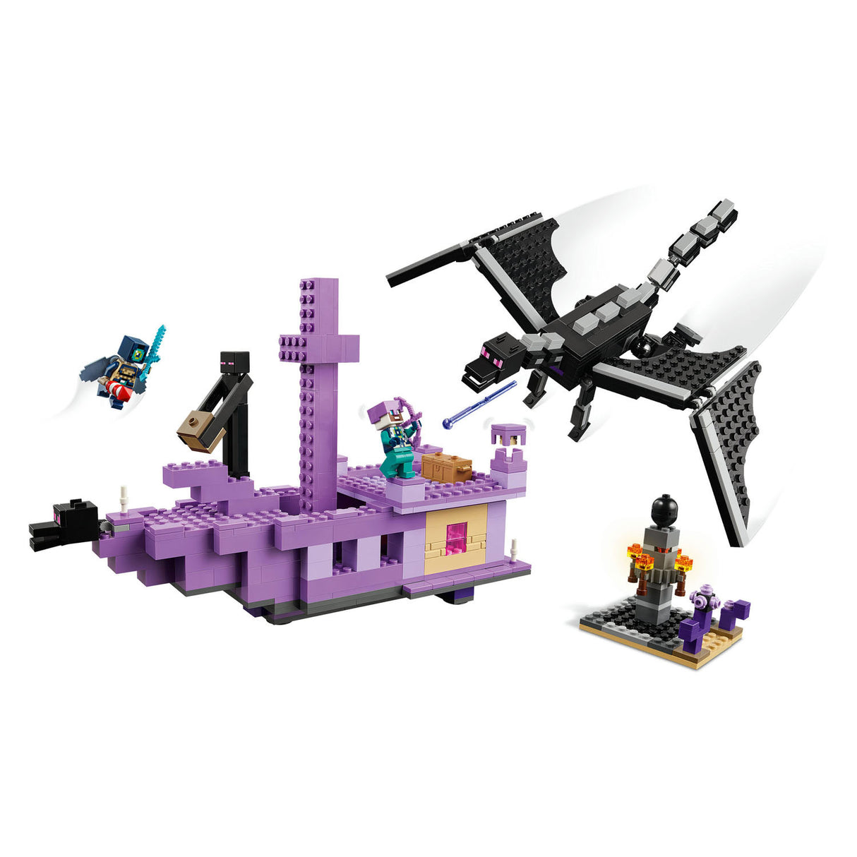 Lego Lego Minecraft 21264 The Enderdraak e la nave finale