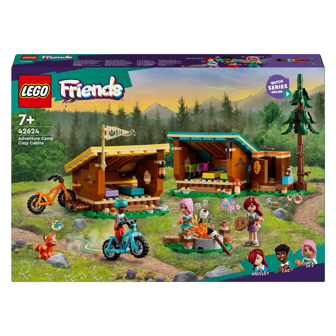 Lego Lego Frënn 42624 Adventure Camp gemittlech bososten