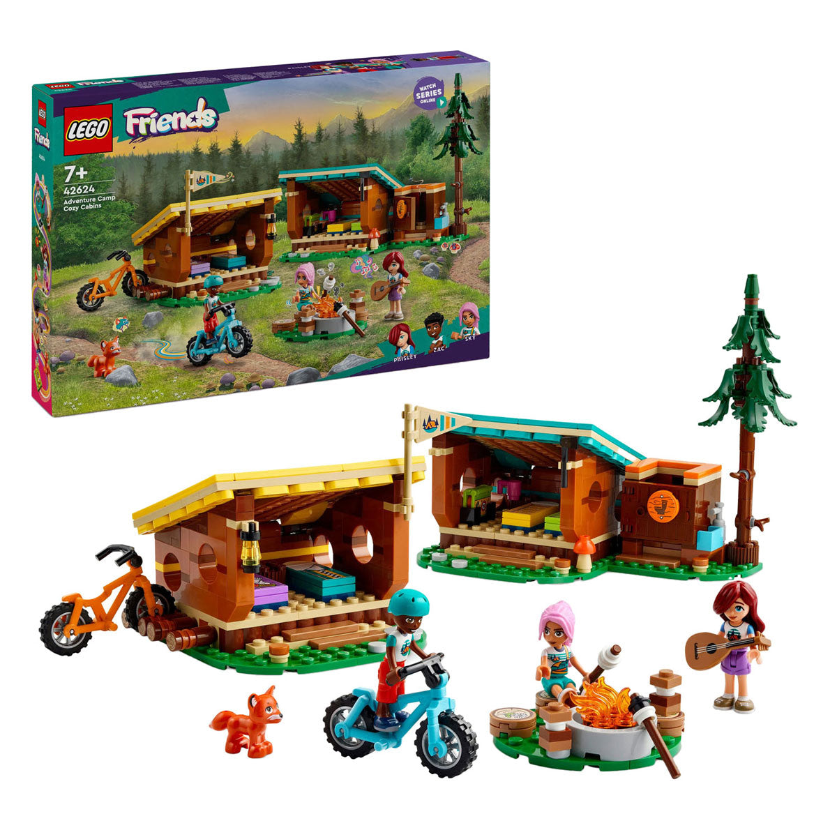 Lego Lego Frënn 42624 Adventure Camp gemittlech bososten