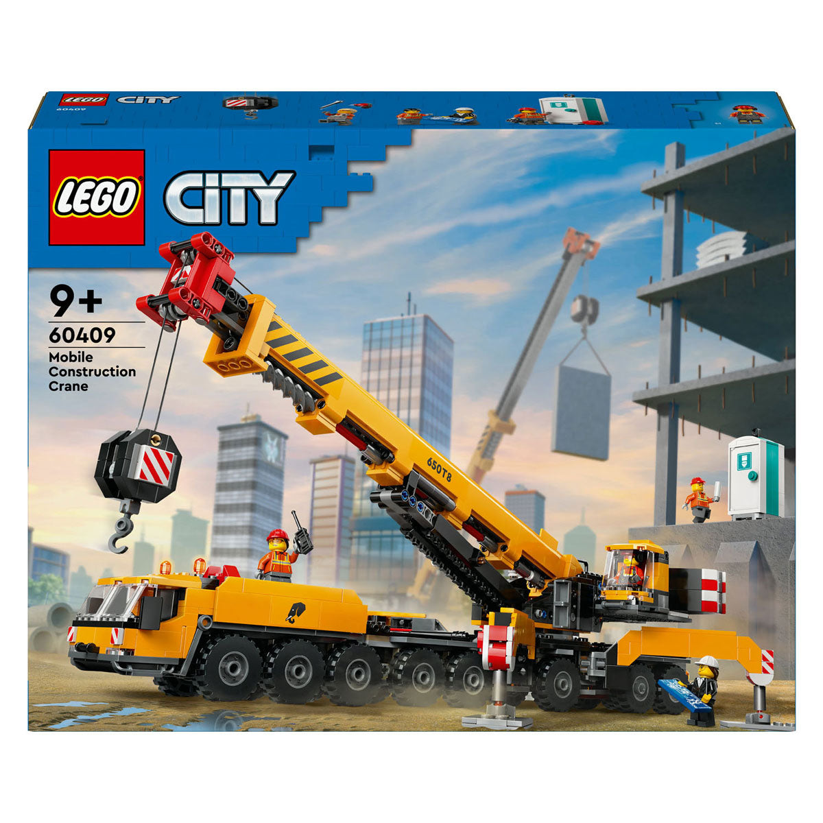 Lego Lego City 60409 Żółty mobilny dźwig budowlany