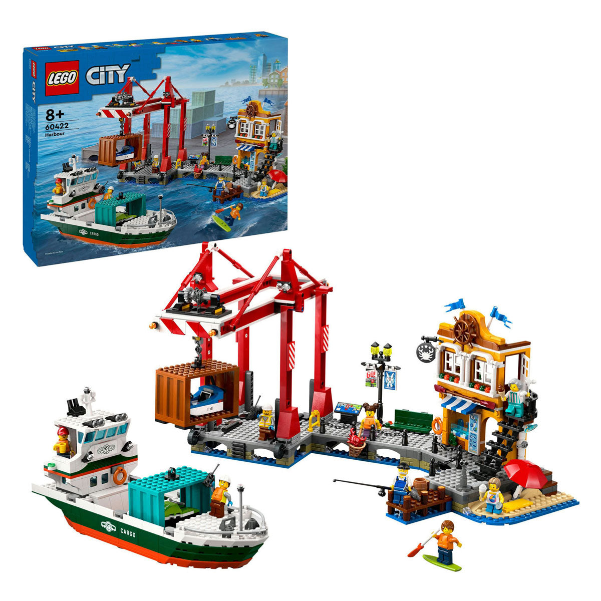 Lego Lego City 60422 Port med lasteskip