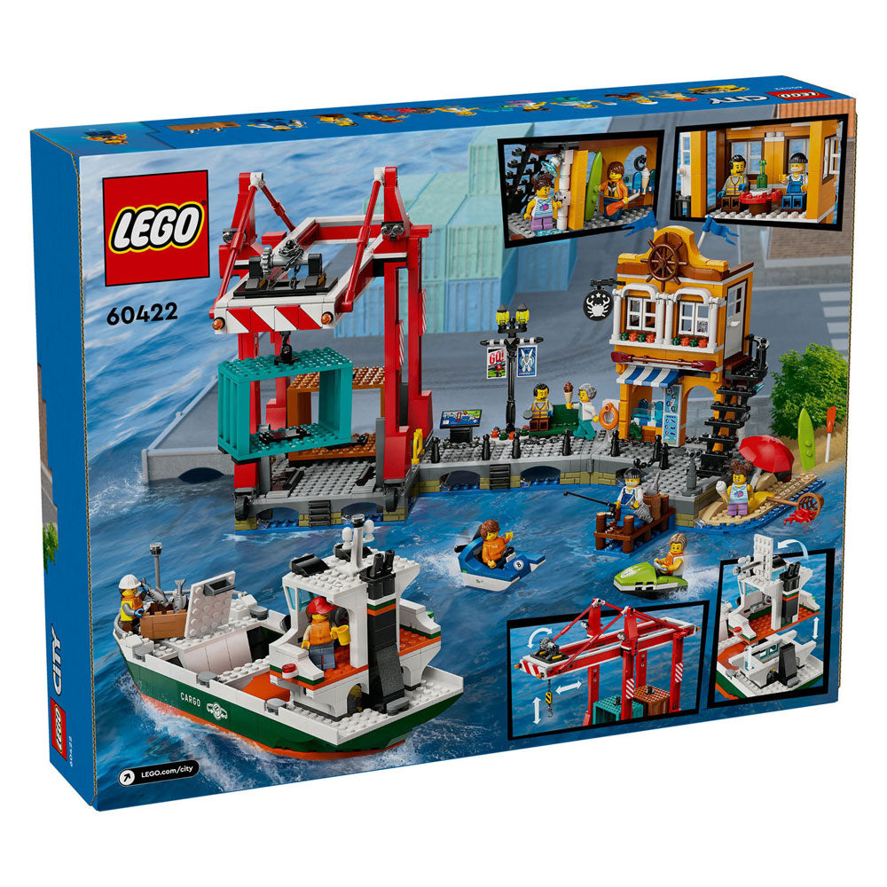 Lego Lego City 60422 Port med lasteskip