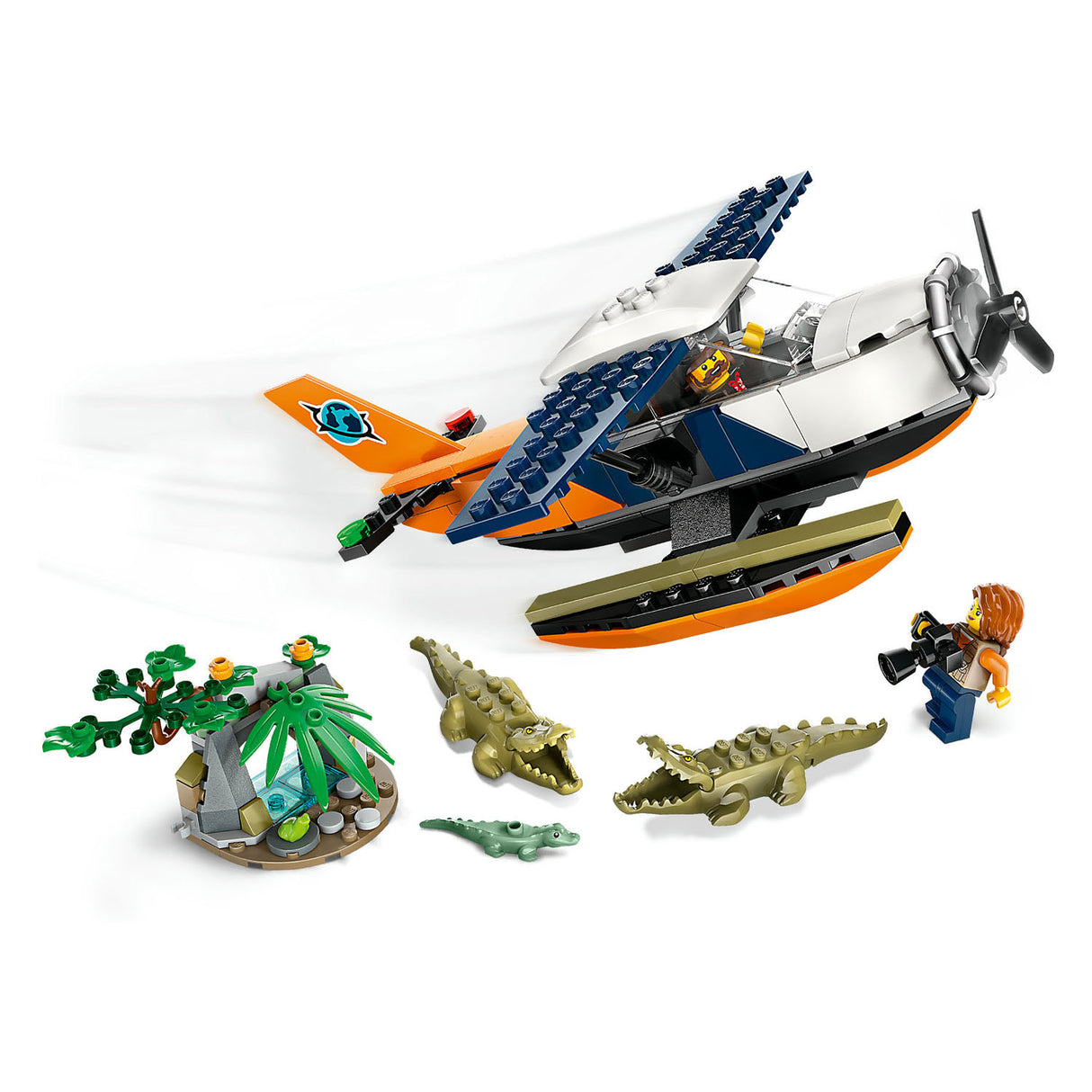 Lego Lego City 60425 Jungle Fuerscher: Seaplane