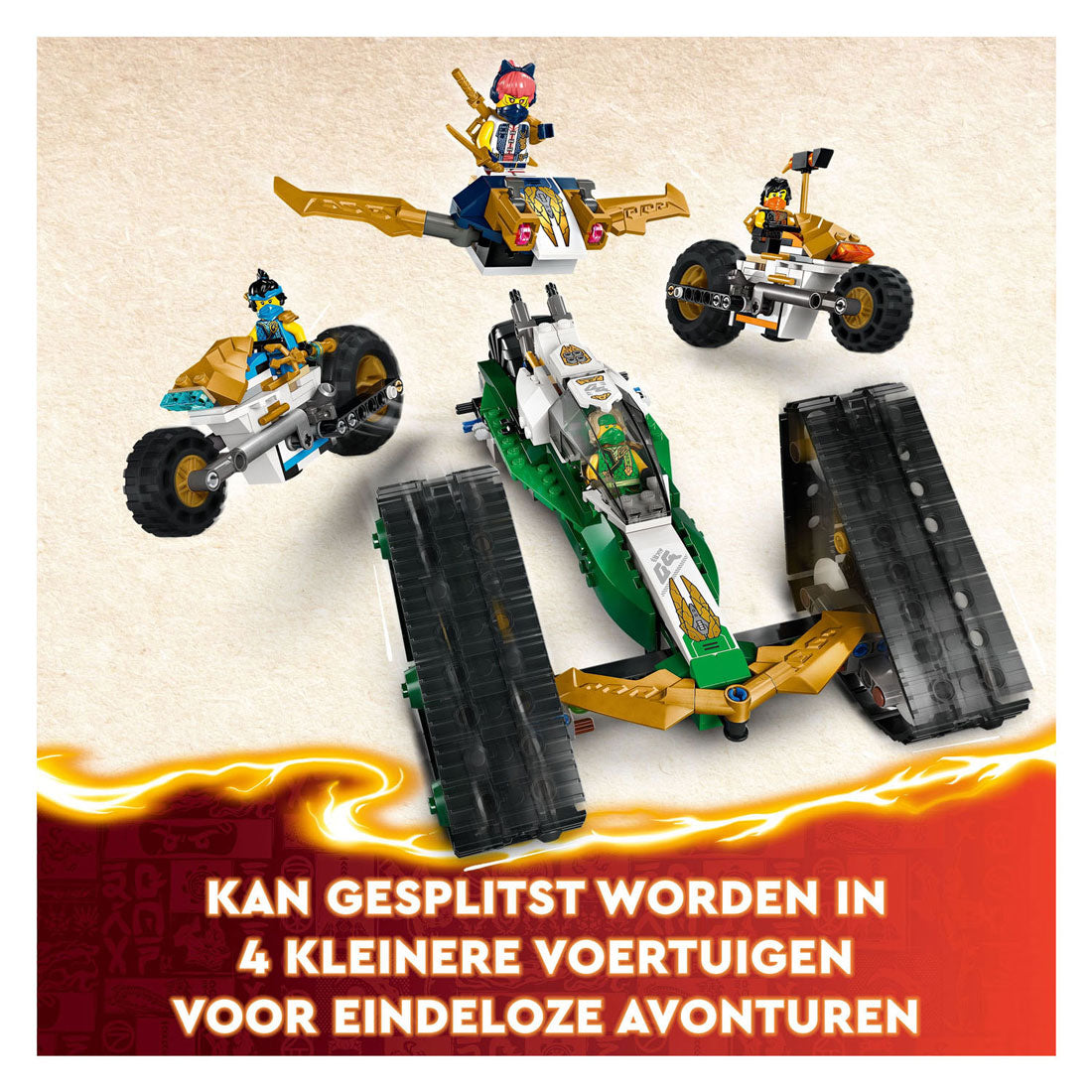 Lego Lego Ninjago 71820 Ninjateam kombinirano vozilo