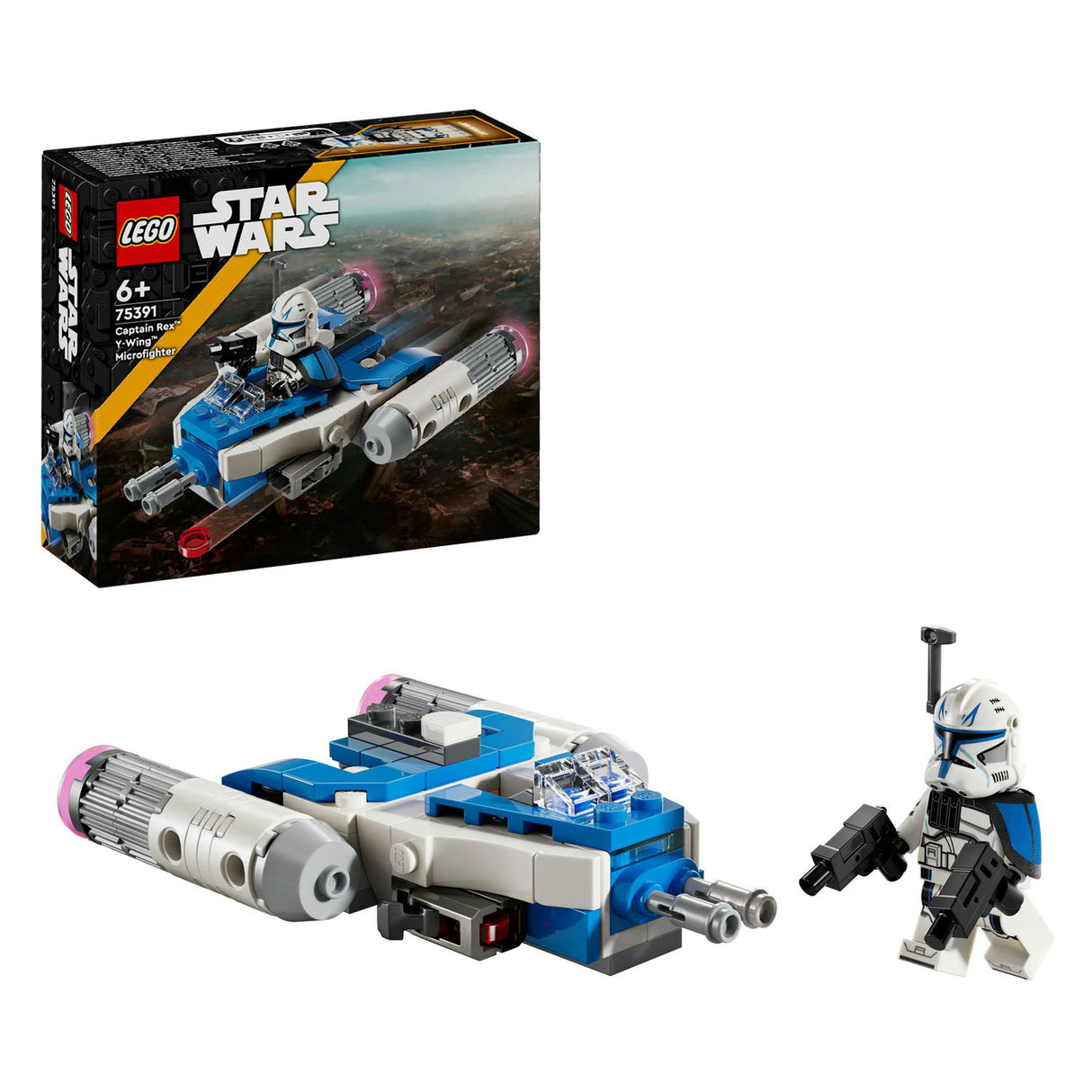 Lego star wars 75391 captain rex y-wing microfighter