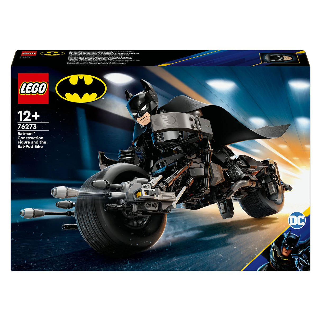 Budova postavy lego Lego Super Heroes 76273 a motor Bat Pod