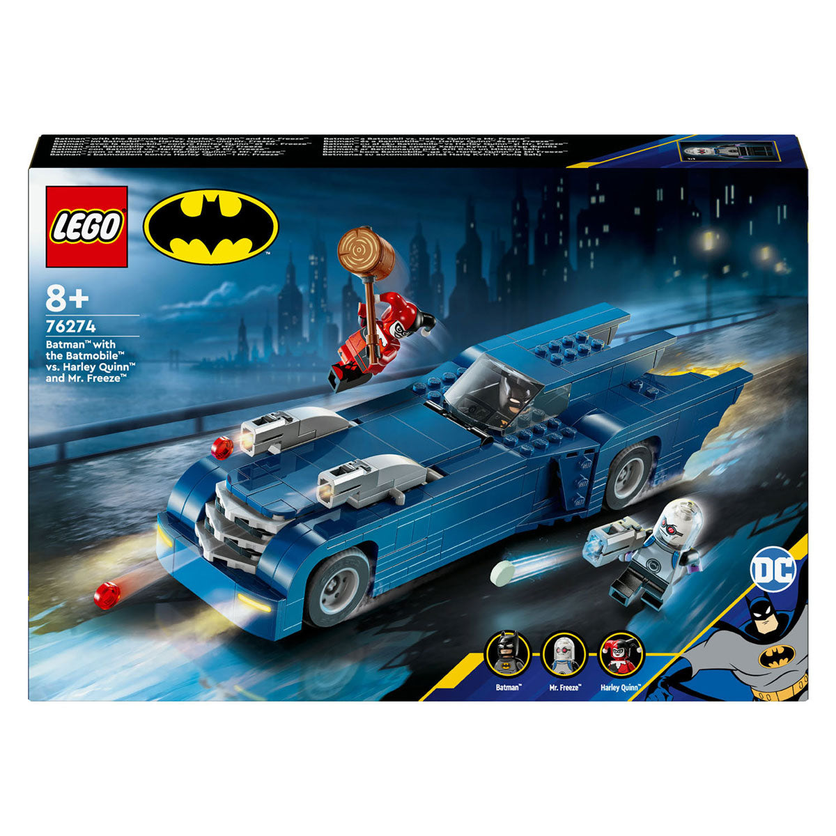 Lego Lego Super Heroes 76274 Batmanmet de Batmobile Vs. Harley Quin og Mr. Freeze