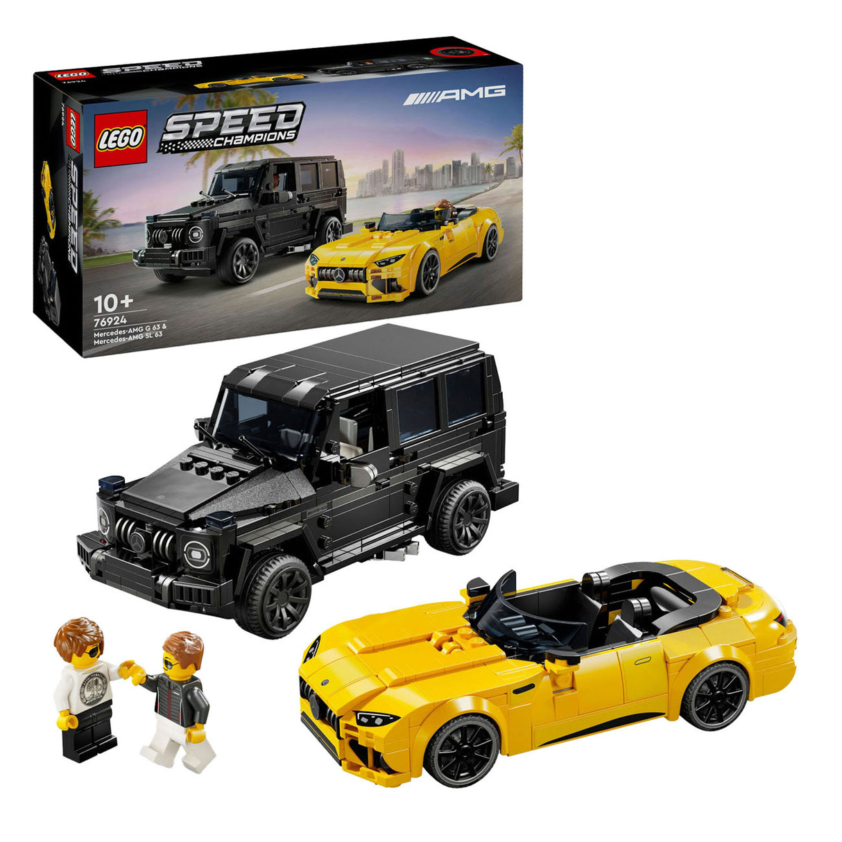 Lego Speed ​​Champions 76924 Mercedes-AMG G 63 in Mercedes-AMG SL 63