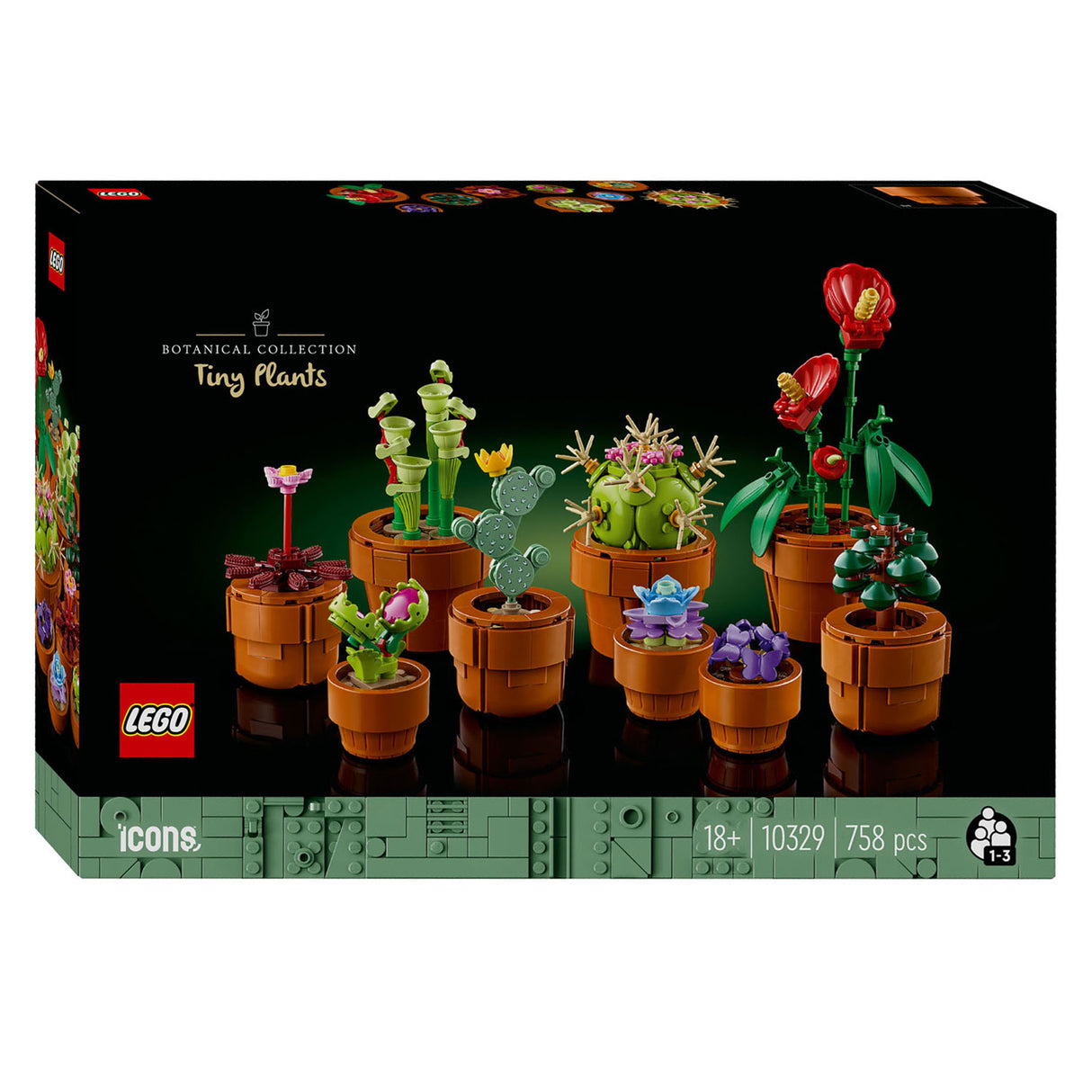 Lego icons 10329 miniplantjes