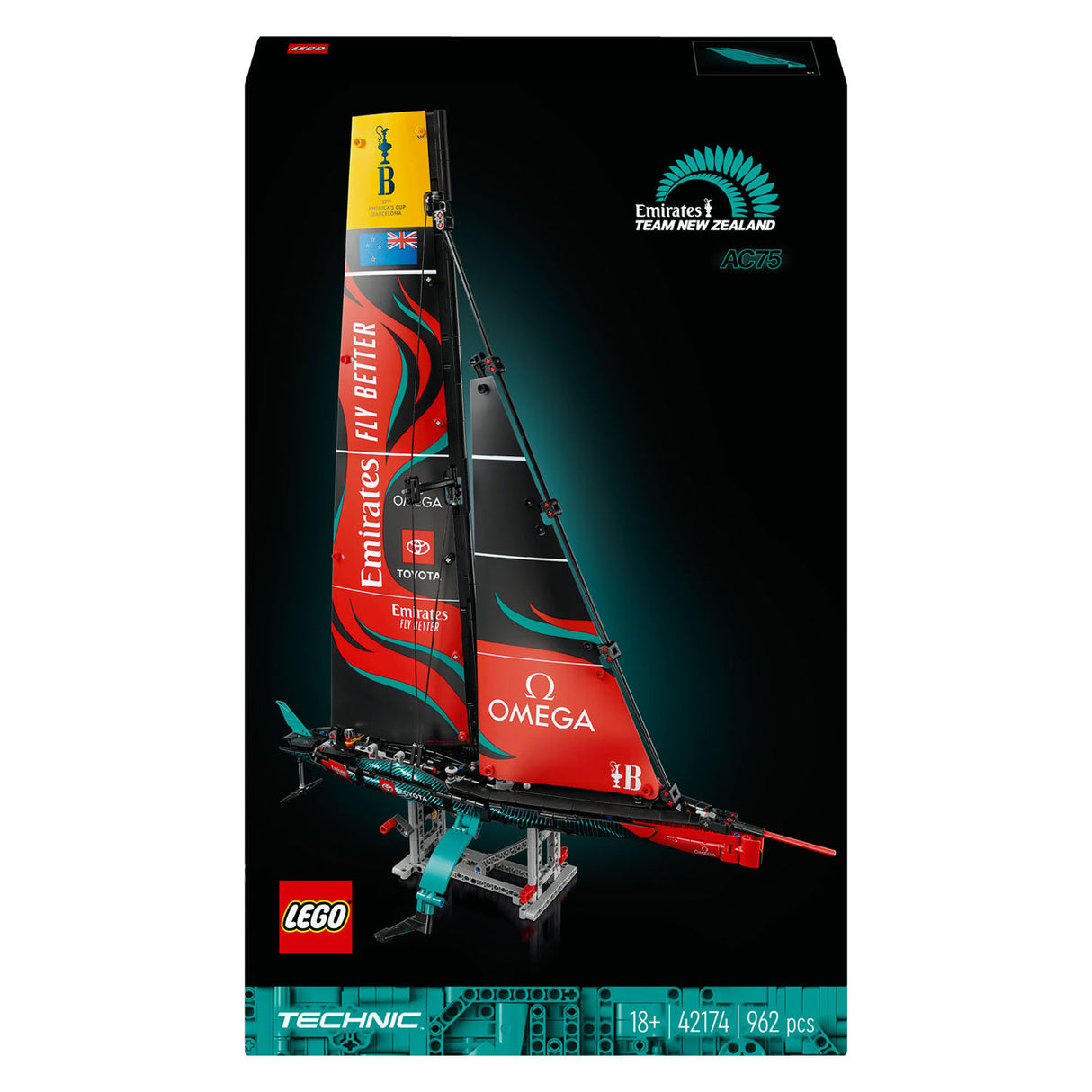 LEGO Technic 42174 Emirates Team New Zealand AC75 Hunting